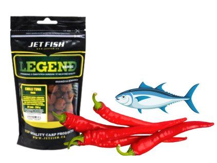 Legend Range - Extra tvrdé boilie 250g Chilli Tuna Chilli