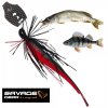 NÁSTRAHA SAVAGE GEAR CRAZY SWIM JIG SINKING 12,5CM 14,5GR "Black N Red"