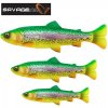 GUMOVÁ NÁSTRAHA SAVAGE GEAR 4D LINE THRU PULSETAIL TROUT SS 16CM 51GR "Firetrout" 73995 1ks