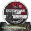 PLETENÁ ŠŇŮRA CROSSPOWER 8-BRAID DARK GREY (TMAVĚ ŠEDÁ) 300m  DAM