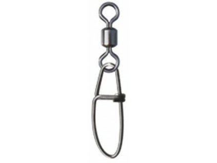 Rolling swivel with insurance snap