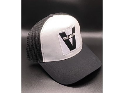 Kšiltovka VAGABUND trucker cap se síťkou bílá černá
