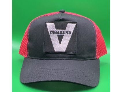 Kšiltovka VAGABUND trucker cap se síťkou černá růžová