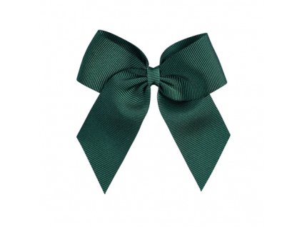 hairclip gross grain bow bottle green