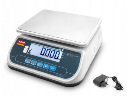 Přesná váha TEM SRP do 30kg s dílkem 1g bez možnosti ověření