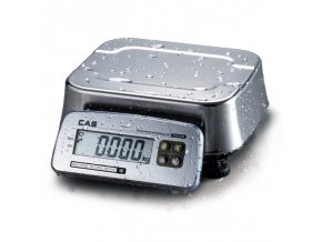 Voděvzdorná váha CAS FW-500 do 6 kg - cejchovaná