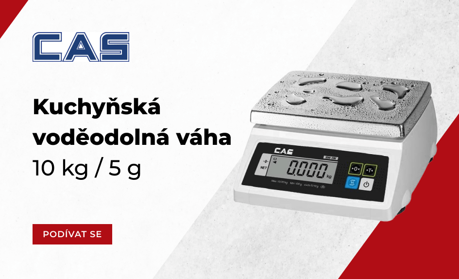 CAS kuchyňská voděodolná váha