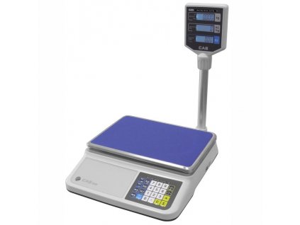 CAS PR2, 15 kg / 5 g, 330 x 235 mm, obchodní váha s nožkou