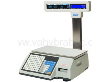 CAS CL5500, 6 kg / 2 g, etiketovací váha s nožkou