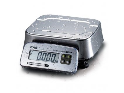 Voděodolná váha CAS FW-500, 15 kg / 5 g