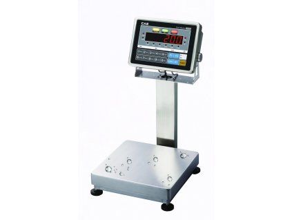 ZEVA 1TA, 300x300, 6 kg / 2 g, s indikátorem CAS CI-200SC, nerezová