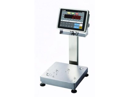 nerezová můstková váha ZEVA 1TA, 300x300mm, s indikátorem CI 200SC, 15kg