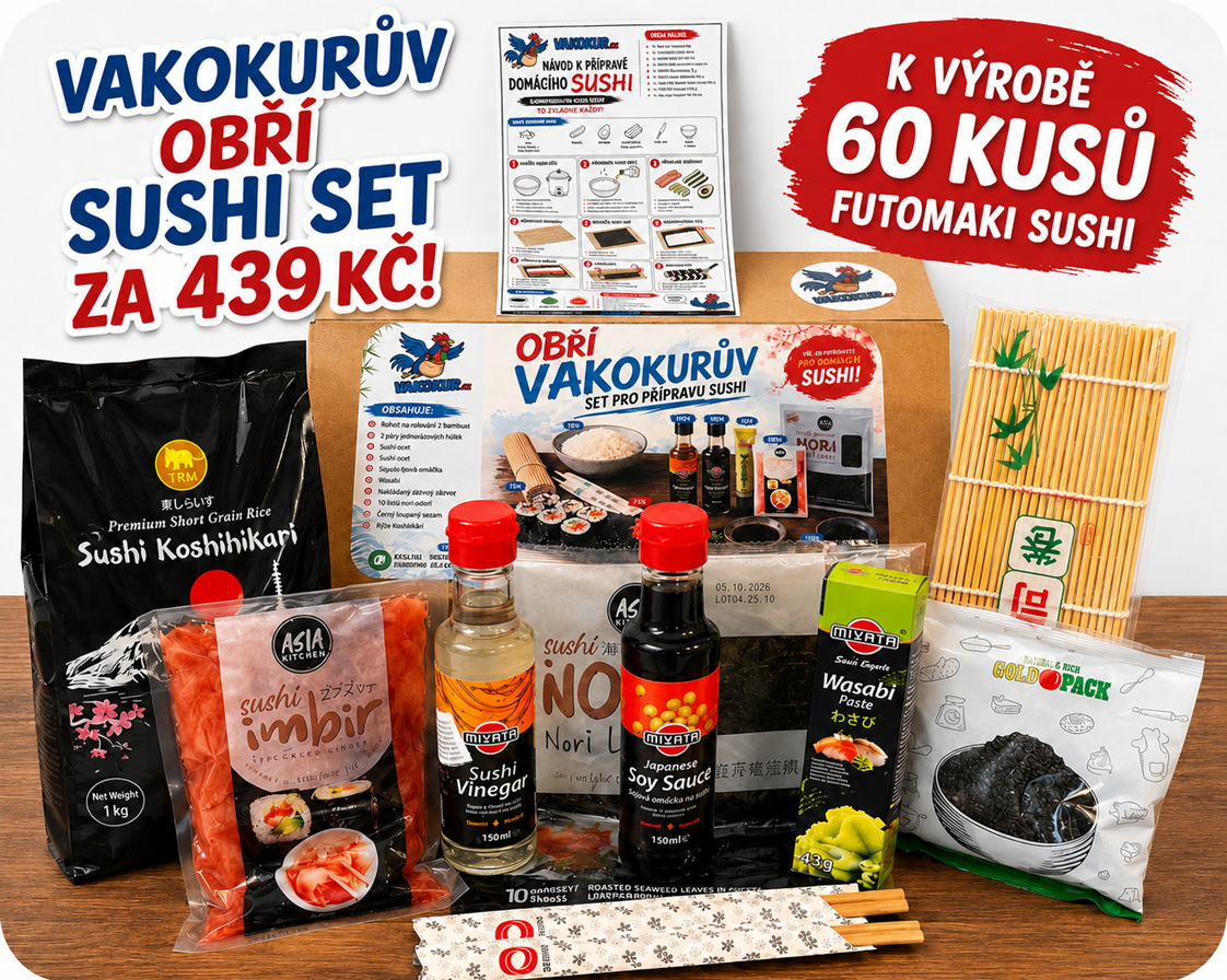 OBŘÍ VAKOKURŮV SUSHI SET