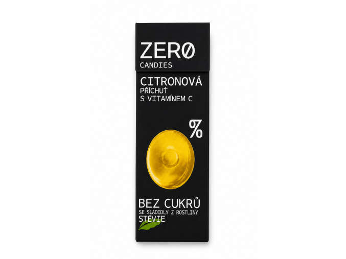 ZERO Bonbóny bez cukru CITRÓN 32g