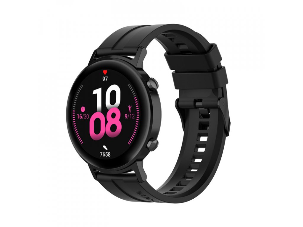 Nejlevn j i nahradni eminek i ka 22 mm Xiaomi Amazfit PACE erny s p ezkou 2201 VakShop
