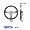 eng ps Sparco R345 suede steering wheel 677 2