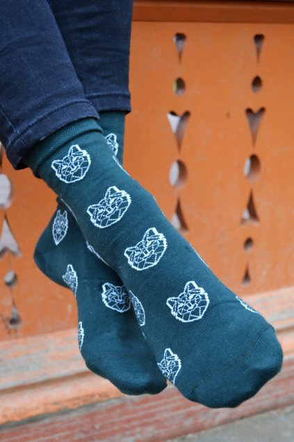 Ponožky s vlkem