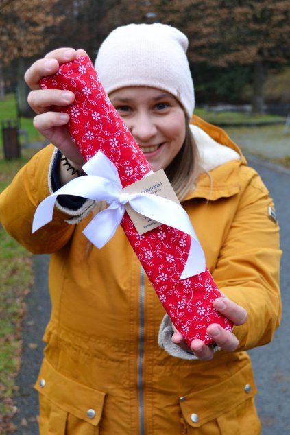 Folklorní prostírání - červené