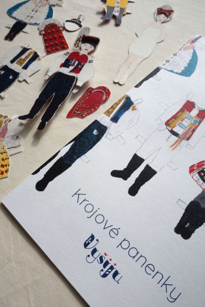 papírové tvoření krojů