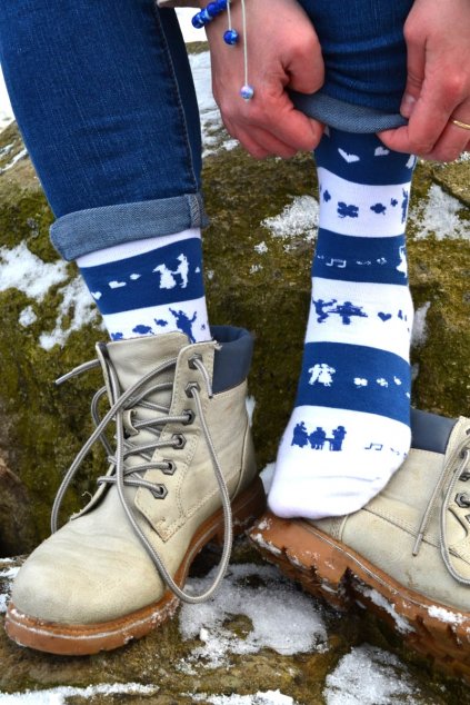 Valašské folklorní ponožky