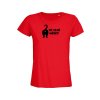 dámské zářivě červené tričko víš co ně možeš kočka
