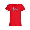 dámské zářivě červené tričko víš co ně možeš