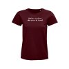 nevím co chcu, ale chcu to hneď dámské vínové tričko