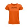 nevím co chcu, ale chcu to hneď oranžové dámské tričko