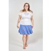 modrá sukně s motivy modrotisku