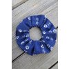 gumka do vlasů s modrými vzory