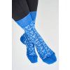 vysoké ponožky s motivem modrotisku