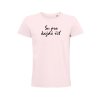 pánské tričko su pro každý řiť světle růžové