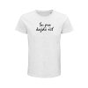pánské tričko su pro každý řiť žihaná bílá