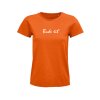 dámské oranžové tričko bude řiť