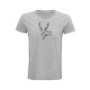 tričko pro myslivce hajný je lesa pán žihané šedé
