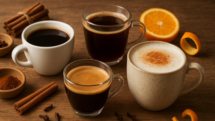 Vánoční káva doma: jednoduché recepty s vůní skořice, pomeranče a hřebíčku