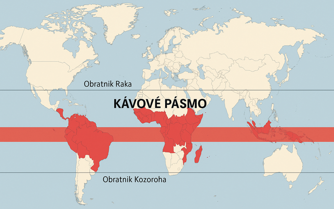 pásmo pěstování kávy