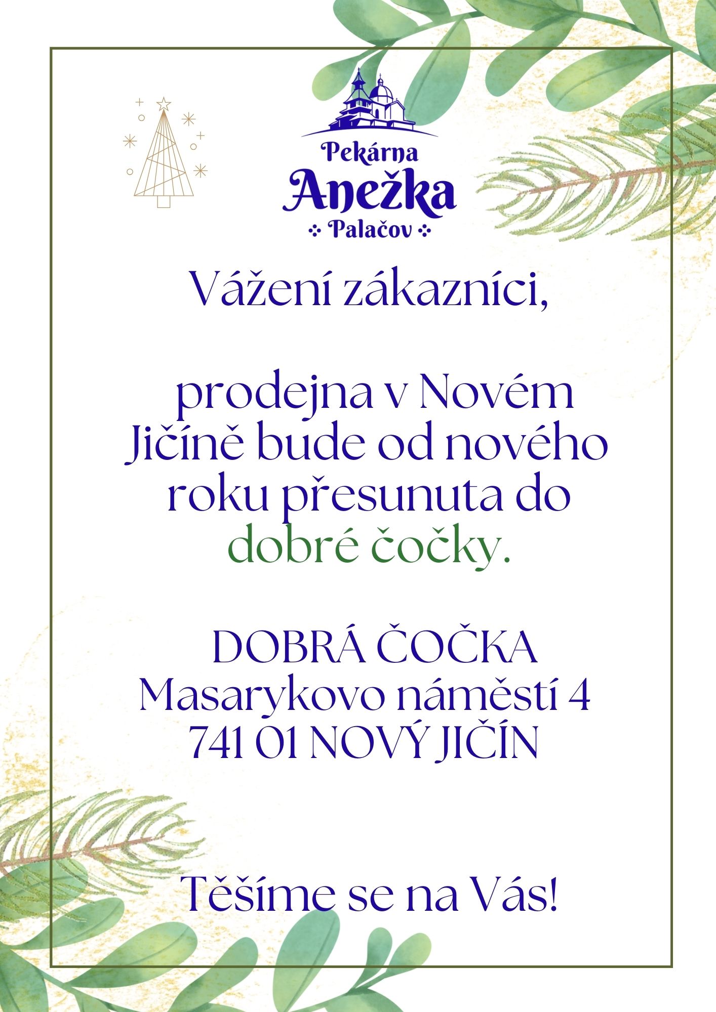 Přesun prodejny v Novém Jičíně