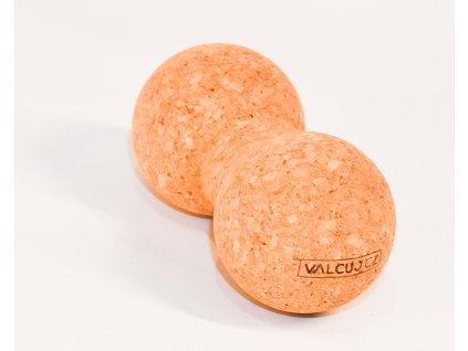Masážní duoball / váleček korkový  6x12cm