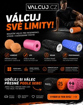 🔥 JEDEN VÁLEC. TISÍCE MOŽNOSTÍ. A TEN TVŮJ MŮŽE BÝT NAPROSTO ORIGINÁLNÍ. Přestaň dělat kompromisy. Vyber si masážní válec,...