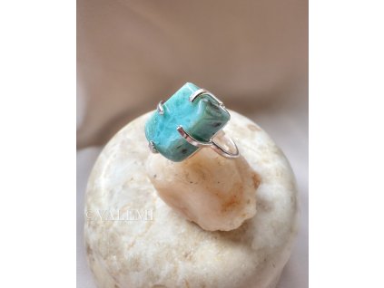 Prsten s larimarem 5