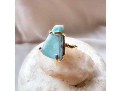 Prsten s larimarem 8