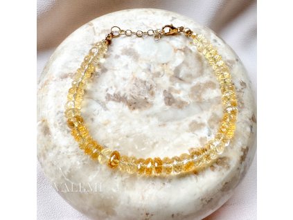 The Sun - náramek s citrínem