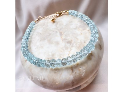 The Ocean's Whisper - náramek s akvamarínem