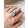 Prsten s larimarem 8