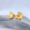 Náušnice s přírodním citrínem