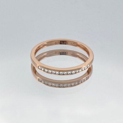 Prsten Channel R s diamanty - 0.10ct