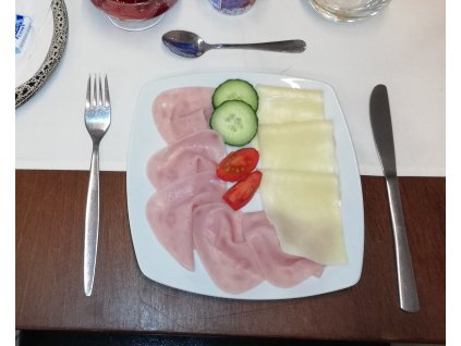 Talíř šunka a sýr