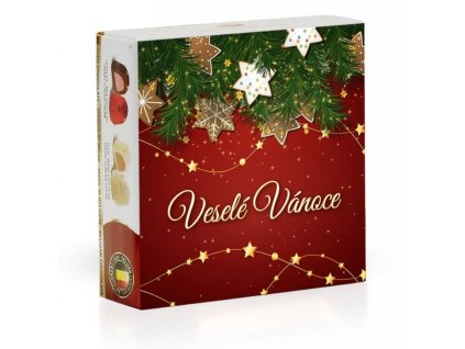 belgicke plnene pralinky vanocni 50g