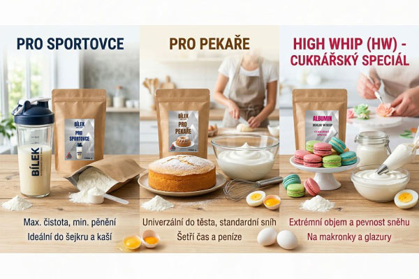Není bílek jako bílek. Jak vybrat ten správný?